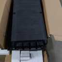 Keter Unity XL Portable Outdoor Table with Stainless Steel Top for Kitchen Prep and Outdoor Storage Cabinet for Grilling Accessories, Dark Grey (53.10 x 20.40 x 35.40 Inches)