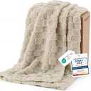 Bedsure GentleSoft Twin Blanket for Bed - Super Soft Cozy Blankets for Kids Girls, Cute Fuzzy Fleece Throws for Bedroom Couch, Neutral, 60x80 Inches (04 Neutral Beige)