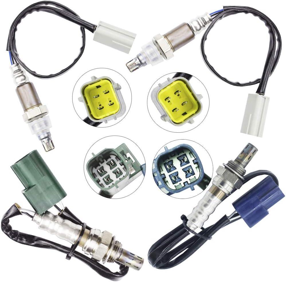4x Oxygen O2 Sensor 1 & 2 for Nissan Pathfinder 2007 2008 2009 2010 V6 4.0L Upstream-Downstream