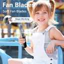 SWEETFULL Misting Fan Portable, Handheld Personal Mister Fans, Small Fan Rechargeable, Mini Spray Water Mist,Kids Women Portable Fans For Travel, Outdoors, Hiking, Camping Home Office (Black)
