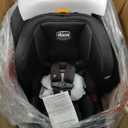 Chicco OneFit LX ClearTex All-in-One Car Seat with LeverLock Installation, Slim Design, Convertible Car Seat, Seat for Infants and Children 5-100 lbs, Ebony/Black (EXP: 11/2035)