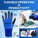 400V Electrical Insulated Gloves Electrician Gloves Flame Retardant&Anti-Slip Grip for Electrical Work