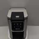 Horavie Single Serve Coffee Maker for K-Cups & Grounds, Hot & Iced Coffee Maker, Strong Button Feature, 6 to 14oz Brew Sizes, 50oz Removable Reservoir, Fit 6.5" Mugs, Stainless Steel, Black