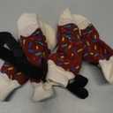 EXPAWLORER 4 Pcs Anti Slip Dog Socks for Prevent Licking Paws, Snow Winter Dog Boots & Paw Protectors, Dog Booties for Hardwood Floor, Dog Shoes for Small Medium Large Senior Dogs