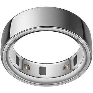 Oura Ring 4 - Silver - Size 10 - Smart Ring - Size First with Oura Ring 4 Sizing Kit - Sleep Tracking Wearable - Heart Rate - Fitness Tracker - Up to 8 Days of Battery Life