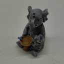 Nacome Solar Elephant Birdbath Garden Statues for Decor: Outdoor Sculpture for Outside Ornament Yard Art Lawn Porch Patio Balcony - Birthday Gifts Choice for Women Mom Grandma Lover