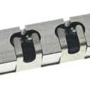 Dopro Stainless Steel 43mm Guitar Roller Nut Electric Guitar Nut for Strat/Stratocaster