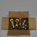 4 Set Garden Hose Repair Connector with Clamps, Fit for 3/4" or 5/8" Garden Hose Fitting, 5/8" Barb x 3/4" GHT Garden Hose Adapter/Fittings, Water Hose Repair Kit