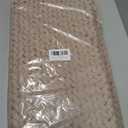 LUMI Luxury Bathroom Rug, Ultra Soft Quick Dry Bath Mat, Non-Slip Absorbent Thick Chenille Bath Rug, Cozy Braid Design Floor Mat for Bathtub, Sink, Laundry, Bedroom, Beige, 24"x43"