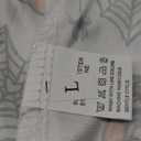 Women Cute Two Piece Pajama Set Y2K Bow Printed Satin Silky Short Sleeve Button Shirts Wide Leg Shorts Pjs Loungewear L