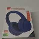 iLive Electronics Active Noise Cancellation Bluetooth Headphones, Adjustable Headband, Includes 3.5mm Audio Cable, Blue (IAHN40IND)