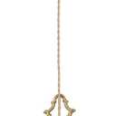 Modern Glass Pendant Light Brass Detail and Glass Shade Pendant Lamp Crystal Pendant Light for Kitchen Island Farmhouse Living Room Hanging Pendant Lamp with E12 Base lamp