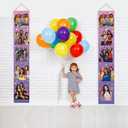 2Pcs Katseye Birthday Porch Sign Door Hanging Banner Party Supplies for Katseye Birthday Decorations