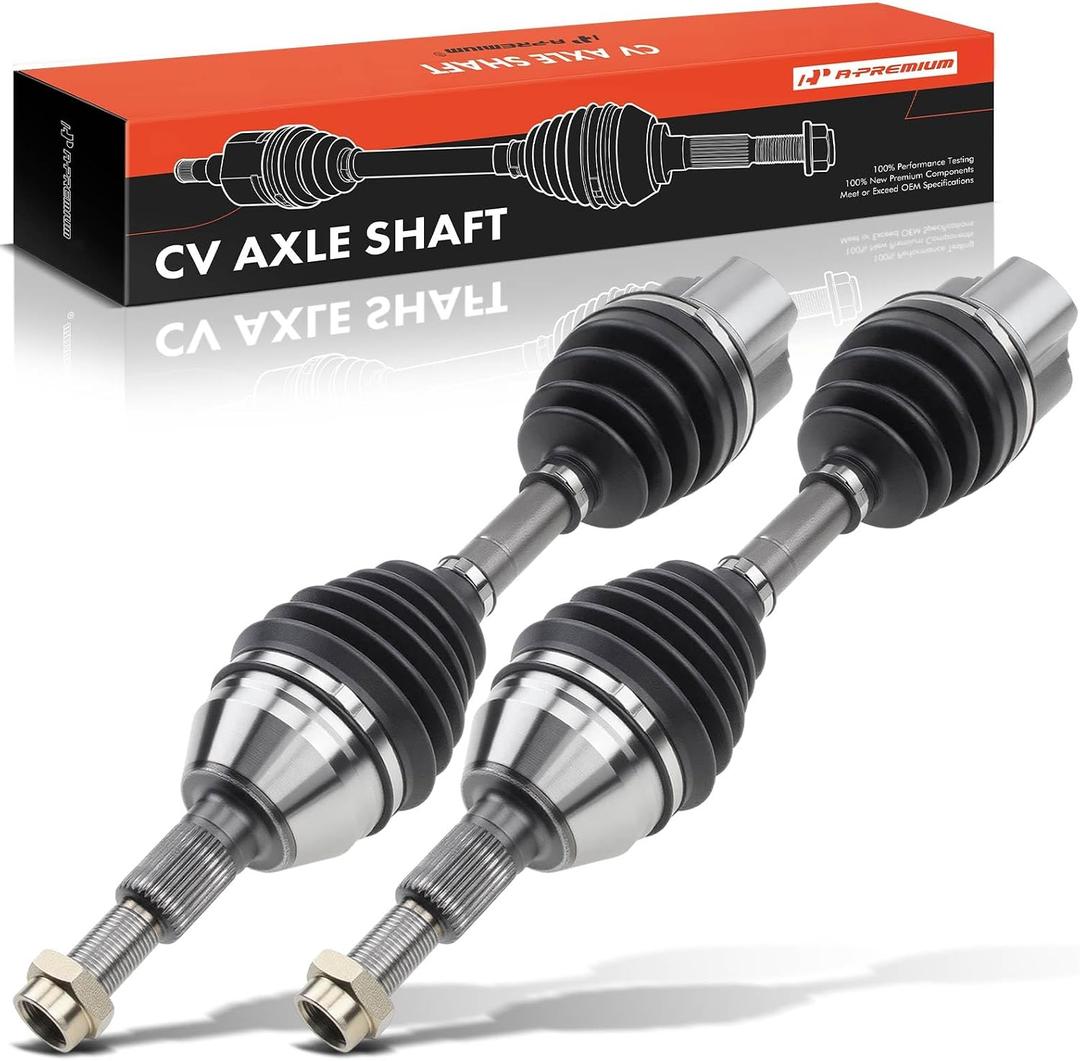 A-Premium Pair (2) Front CV Axle Shaft Assembly Compatible with Chevrolet Classic, Malibu & Oldsmobile Alero, Cutlass & Pontiac G6, Grand Am & Saturn Aura, Driver and Passenger Side