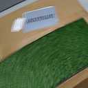 Dog Grass Pad with Tray, 23''X17'' Small Artificial Turf Grass Potty, Reusable Puppy Pee Pads for Dogs, Portable Dog Litter Box for Indoor/Outdoor Potty Training Toilet