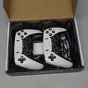 FCHOZY 2026 Upgraded Retro Gaming Console, Classic Video Games with 4K HDMI, 20,000+ Games and 23 Emulators, Nostalgia Game Stick Pro, Upgraded Dual 2.4G Wireless Controllers 64GB (White)