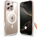 TAURI for iPhone 16 Pro Case with Camera Control Capture Button, Compatible with MagSafe [Anti-Yellowing], Military-Grade Protection, Slim Magnetic Phone Case for iPhone 16 Pro 6.3", Clear