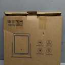 ROLOVE Lighted Makeup Mirror, Vanity Mirror with Lights for Desk Tabletop, Smart Touch with 3-Color Lighting,Dimmable, 360 Rotation, White, 13"x15"