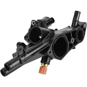 Engine Coolant Thermostat Housing Assembly - Compatible for Hyundai Sonata Tucson Santa Fe Sport 2010-2016 Kia Sportage Optima Sorento 2011-2016 2.4L L4 - Replace Part 256002G500 25600-2G500