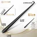 ZOMAKE Extra Long Shoe Horn for Seniors Men,Metal Shoehorn Long handle for Boots,Shoe Spoon Helper, 31.5 IN