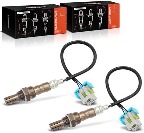 A-Premium O2 Oxygen Sensor Compatible with Chevrolet Silverado 1500, Tahoe, Suburban 1500, Express 1500, Express 2500, Express 3500, Avalanche 1500 & GMC Sierra 1500, Yukon, Savana 1500, 2-PC Set