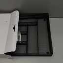 Sedegn Silverware Organizer Metal Mesh, Large Drawer Organizer, Utensil Cutlery Tray for kitchen drawers, Flatware Organizer with 6 Compartment, Black (11.3*16)