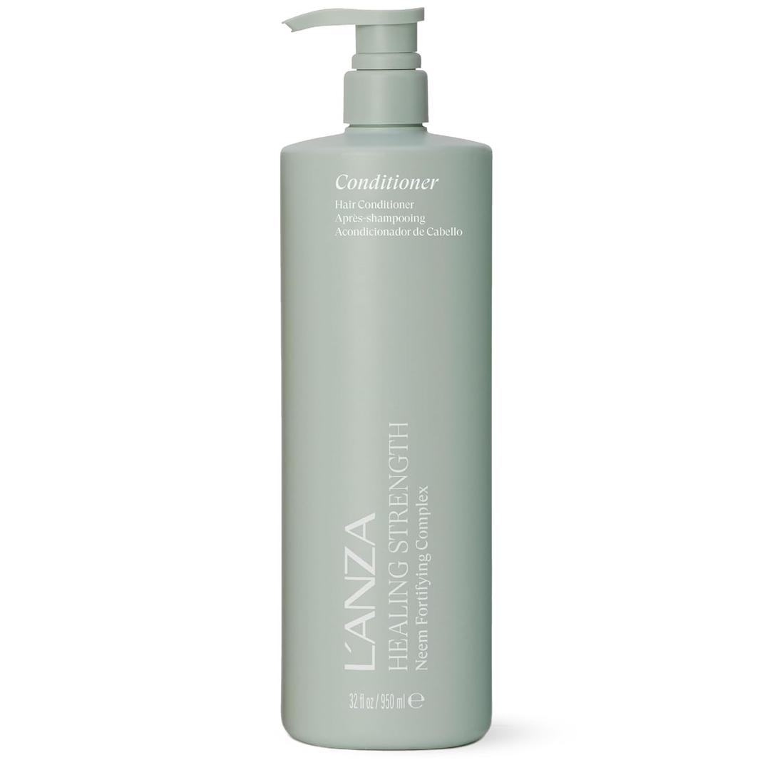L'ANZA Healing Strength Conditioner, Anti Aging Daily Conditioner, Strengthens & Repairs Damaged Hair, Moisturizes, Detangles, Adds Shine, Color Safe, Anti-Humidity, Sulfate Free