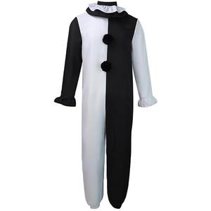 Varuotu Art Clown Costume Kids, Killer Clown Costume Halloween Cosplay Outfit Boys Girls, Size 120