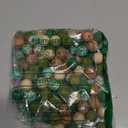 ASTARON 100 Pcs 15mm Silicone Beads for Keychain Making, Brown Green Round Beads for Bracelets Crafts Beadable Pens Decorations Jewelry Making Party Favors Supplies