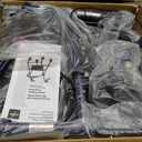 Medline Rollator Walker with Seat, Steel Rolling Walker with 6-inch Wheels Supports up to 350 lbs, Medical Walker, Blue