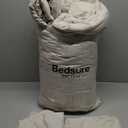 Bedsure Queen Size Comforter Set, Beige Soft Prewashed Bedding for All Seasons, 3 Pieces GentleSoft Warm Down Alternative Bed Set, 1 Lightweight Comforter (90"x90") and 2 Pillowcases (20"x26")