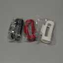 3 PCS Silicone Flexible Hair Claw Clips for Women Soft Bendable Claw Clip Scalp-Safe Soft Cloud Hairclip for Thin and ThickRed + Black + White