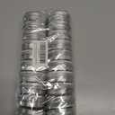1 Ounce Aluminum Tin Jar Refillable Container, with Screw Lid, Silver 20 pcs