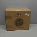 12 Inch High Velocity Floor Fan, Heavy Duty Metal Industrial Fans with 3 Speeds, Portable Fan with Adjustable 360 Head Tilt