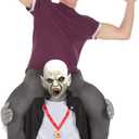 Morph Vampire Adult Piggyback Costume, Vampire Rideable Outfit, Scary Piggy Back Costume Adult