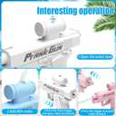 Prank Water Gun 2025 Prank Two-Way Water Gun Reverse Prank Surprise Water Guns - Shoots Back at User Hilarious Novelty Toy for Party (Blue)