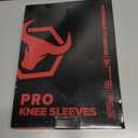 Iron Bull Strength Knee Sleeves for Powerlifting (7mm) - Weightlifting Knee Compression Sleeve for Squats - Knee Brace Support for Gym, Workout, Fitness (Medium)