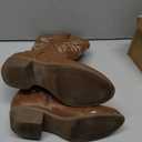 Cowgirl Boots for Girls Mid Calf Youth Girl Cowboy Western Boots Pointed Toe Embroidered for Horse Riding Country Party Toddler Little Big Kids (Brown)