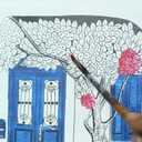 Anna by Anuschka womens 1825 (4.25 x 3 in, Magical Greece)