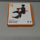 K&F CONCEPT Camera Clamp Mount, Super Clamp Mount Magic Arm with Two 360 Ball Heads, ARRI 1/4" Screw Threads for DSLRs, Action Camera, Tripod, Phone Compatible with Gopro/DJI/Insta360