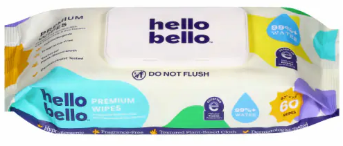 Hello Bello Baby Wipes 60 ct 