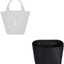 Hermes ZTUJO Picotin 18 Organizer Insert, Luxury Purse Organizer Insert, Silky Smooth, Fits Picotin 22 Bags (Black)