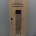 Lasko Oscillating Digital Ceramic Tower Heater for Large Rooms, with Adjustable Thermostat, Timer and Remote Control, 29 Inches, 1500W, Black, 5586