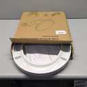 Toilet Seat Round Soft Close16.5'', Toilet Lid Slow Close Quiet No Slam, Easy Installation & ReleaseSafe PP Material Easy Clean, Comfortable Ergonomic Design, 2 Years Support, White Plastic