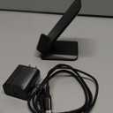 Samsung Wireless Charger Fast Charging Stand Desk Phone Charger Stand Android Charging Station for Samsung Galaxy S24 Ultra S24+ S24 S23 FE S22 S21 S20 S10 S9 S8,iPhone 15 Pro Max Plus 14 with Adapter (Black)