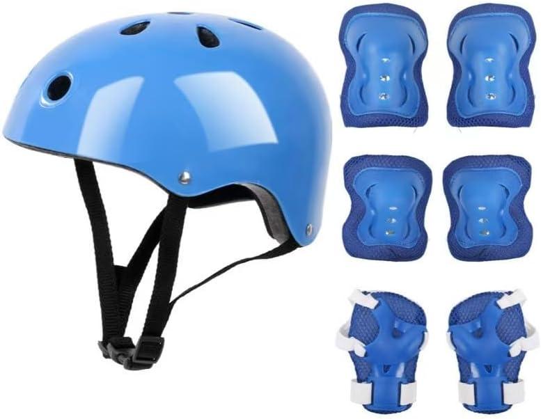 The 7-Piece Set Contains Knee Pads, Elbows and Wrist Guards, which are Suitable for Sports, Cycling, Roller Skating and Skateboarding.