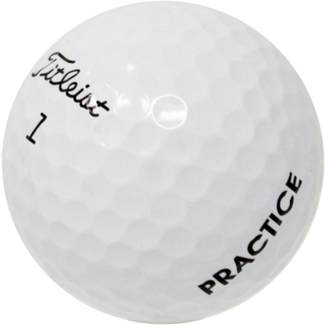 LostGolfBalls - Titleist Tour Practice Golf Balls in Pristine Condition, Like New Quality, No Logos, No Player Markings, Recycled Used Golf Balls, Perfect Condition, Unreal Value, White, 36