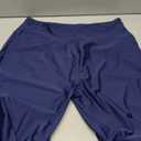 Blue Swim Capris for Womens 18'' Swimming Tights Sun Protection Quick Dry Surfing Pants XL