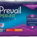 Prevail Per-Fit Daily Protective Underwear, Unisex Adult Disposable Adult Diaper for Men & Women, Extra Absorbency, Medium, 20 Count Bag