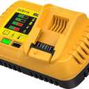 8A DCB118 Fast Charger for DeWalt Batteries | Compatible with DEWALT Batteries 12V, 20V MAX & 60V MAX | DCB118 Replacement 60V Fast Charger